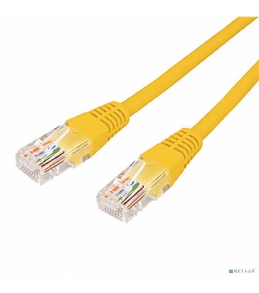 Патч-корд U/UTP Rexant cat.6, RJ45-RJ45, неэкранированный, 26AWG, LSZH, желтый, 0.3 м