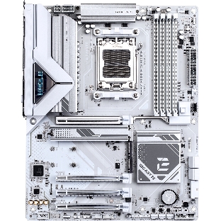 Материнская плата Gigabyte B850 EAGLE WIFI7 ICE, AM5, AMD B850, 4xDDR5, 4xSATA, 3xM.2, 1xPCIe 5.0 x16, 1xPCIe 4.0 x4, 2xPCIe 3.0 x1, 1xDP (v1.4), 1xHDMI, 1x2.5Gb LAN, Wi-Fi 7, Bluetooth 5.4, 1xUSB-C 5Gbps, 2xUSB-A 10Gbps, 2xUSB-A 5Gbps, 4xUSB-A 2.0, 3x3.5 мм, 7.1, ATX