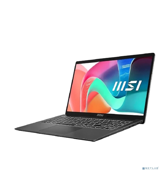 Ноутбук MSI Modern 15 F1MG/15.6'/IPS/Intel Core 7 150U /16Gb/512Gb SSD/Intel Graphics/DOS/серый/1.7kg