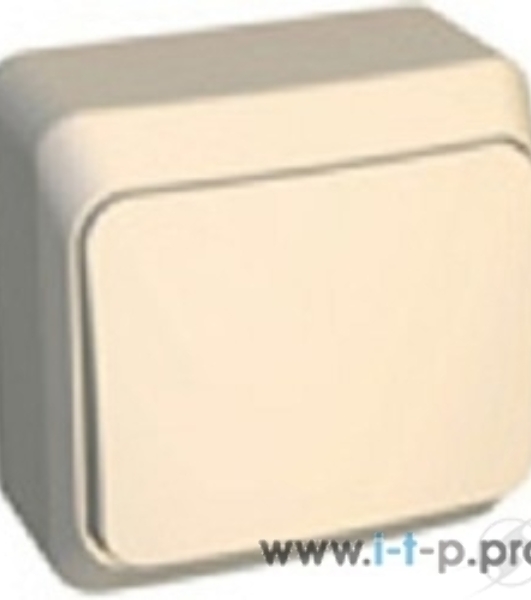 Выключатель 1-кл. ОП Этюд 10А IP20 крем. SchE BA10-001K