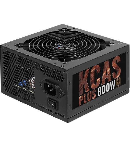Блок питания Aerocool/Formula KCAS-800W, 800Вт, PLUS 80 PLUS Bronze, 120мм, черный