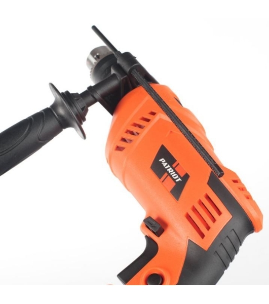 Дрель электрическая ударная PATRIOT FD 750h 120301444 с ударом, мощность 710Вт, макс.диаметр 13мм, глубиномер + дополнительная ручка