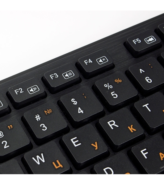 Клавиатура проводная Gembird KB-8360U, USB, черный