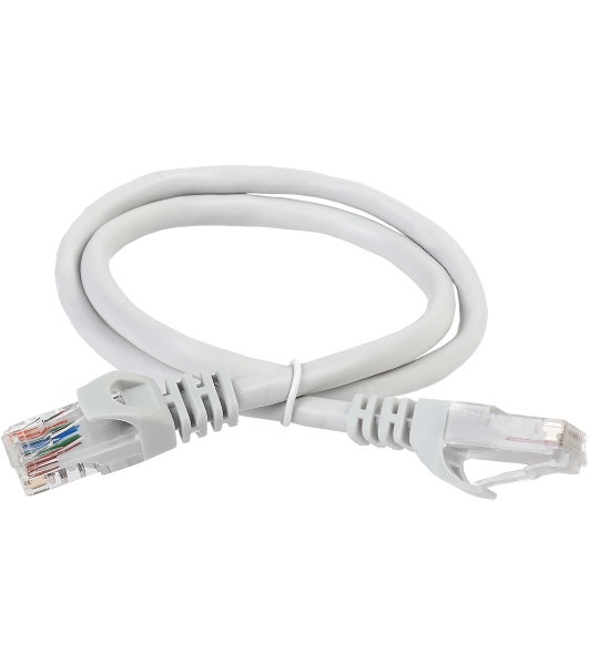 Патч-корд cat.5е UTP 2м сер. GENERICA ITK PC01-C5EU-2M-G