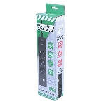 Бытовой удлинитель PowerCube, 3 р с/з вык.,3USB, 3500 Вт, 16А, 1.9 м, 3x1,0 черный PC-6B-2M, фото7