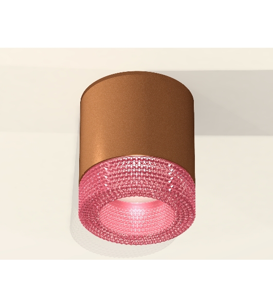 Светильник Ambrella Light XS7404030 SCF/PI кофе песок/розовый MR16 GU5.3 (C7404, N7193)