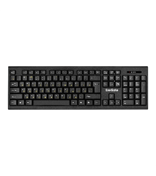 Комплект клавиатура+мышь ExeGate MK280 беспроводной, USB, 1000 DPI, чёрный