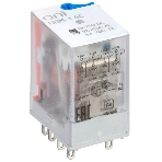 Реле интерфейсное ORM-1 4C 24В DC с LED и тест. кнопкой ONI ORM-1-4C-DC24V-L-B, фото 1