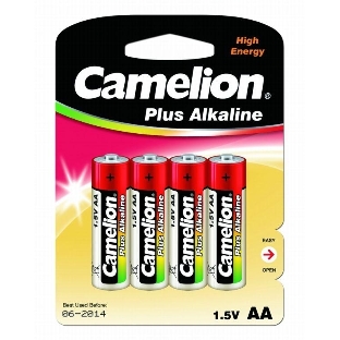 Элемент питания алкалиновый Camelion LR LR6 BL-4 (блист.4шт) 1.5 В