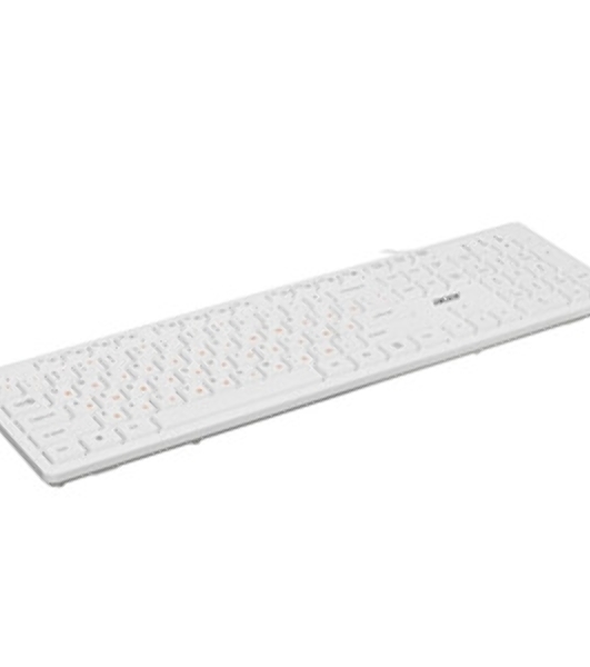 Клавиатура проводная Acer OKW123, USB, белый