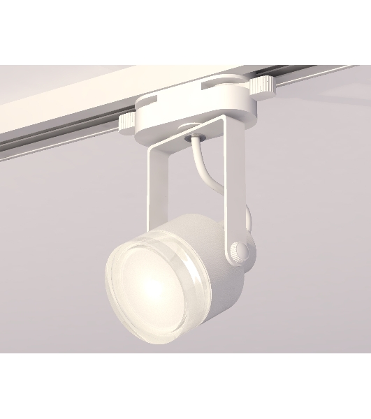 Светильник Ambrella light XT6601083 WH/FR/CL белый/белый матовый/прозрачный MR16 GU10 (C6601, N6241)
