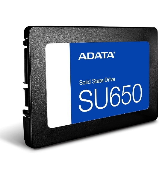 Накопитель SSD ADATA Ultimate SU650, 2000 Gb, SATA, 2.5', R/W 520/450, без радиатора