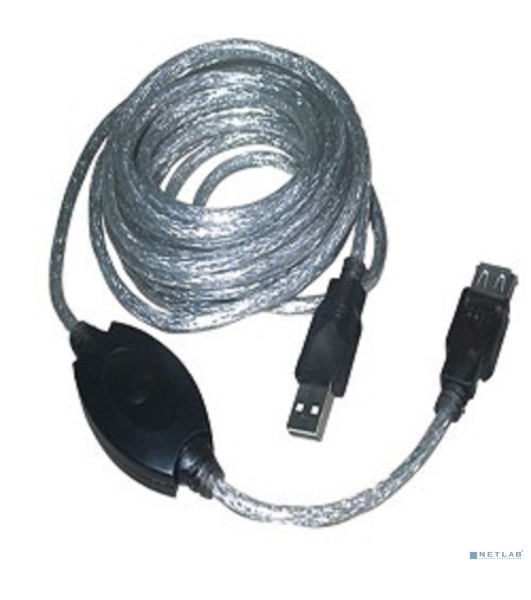 Кабель VCOM VUS7049-5M USB2.0-repeater, удлинительный активный Am-->Af 5м