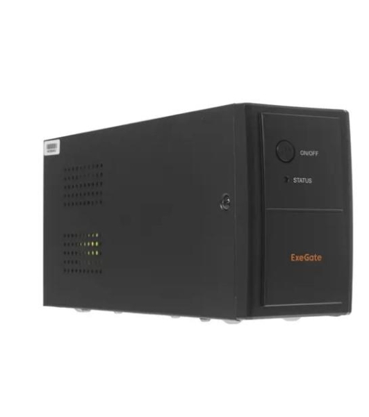 Источник бесперебойного питания ExeGate Power Back BNB-850.LED.AVR.EURO.RJ 850VA/480W, LED, AVR,2 евророзетки, RJ45/11, черный