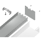 Алюминиевый профиль Ambrella light GP3070AL серебро 2000*45*42, фото4