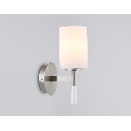 Настенный светильник Ambrella light LH56255 SN/FR никель/белый матовый E27 max 60W 160*120*280, фото3
