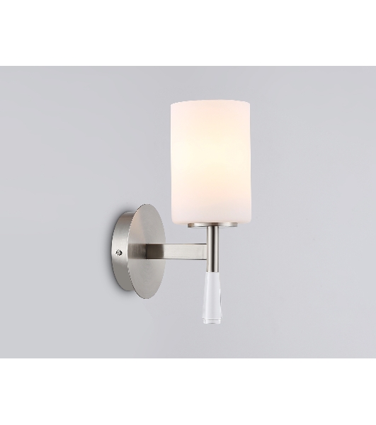Настенный светильник Ambrella light LH56255 SN/FR никель/белый матовый E27 max 60W 160*120*280