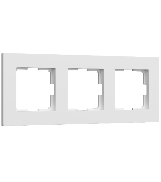 Рамка на 3 поста Slab (белый софт) W0032961