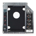 Контейнер для HDD Gembird MF-95-02 Низкопрофильный адаптер для 2.5-дюймового накопителя в отсек 5.25 дюйма, 12 мм, фото 1