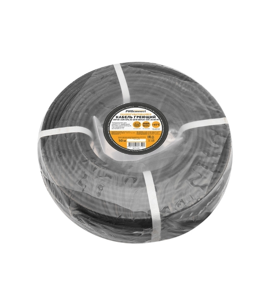 Кабель греющий саморегулирующийся PROconnect экранированный SRF30-2CR/SRL30-2CR/SNK30-2CR (30 Вт/1 м), 50 м