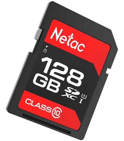 Флеш карта Netac P600 SDHC 128Gb U1/C10 up to 80Mb/s, retail pack