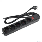 Сетевой фильтр Perfeo 'REAL POWER', 1,8м, 5 розеток, 16А, 3500 Вт, тройная защита, черный., фото4