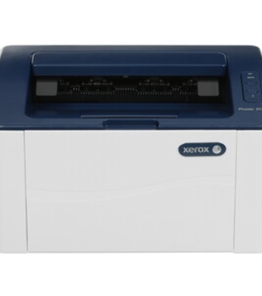 Принтер лазерный Xerox Phaser 3020 (P3020BI#), A4, ч/б, печ. до 20 стр/мин., 1200 x 1200 dpi, USB, Wi-Fi