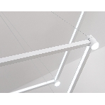 Подвесной светодиодный светильник Ambrella light FL5595/2+8 WH белый 60W 3000K/4200K/6400K 600*600*1300 (без ПДУ), фото8