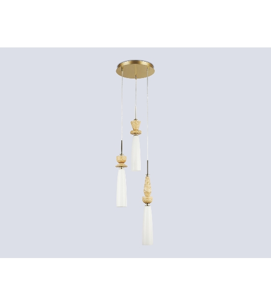 Светильник Ambrella light LH75367/3 GD/WH золото/белый G9*3 max 28W D270*1500