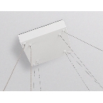 Подвесной светодиодный светильник Ambrella light FL5595/2+8 WH белый 60W 3000K/4200K/6400K 600*600*1300 (без ПДУ), фото7