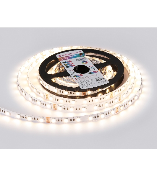 Светодиодная лента Ambrella light GS4401 5050 60Led /10W m/ 24V IP20 RGBW+3000K/ 5000*10*1.87mm (5 конт.)