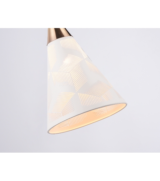 Светильник Ambrella light TR8429 WH/FGD белый/золото E27 max 40W D180*800