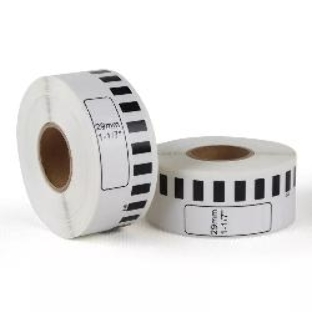 Лента Sakura DK11203 для Brother QL1060N/QL700/QL720NW/QL550/QL570/QL580N/QL1050/QL500/QL710W/QL650TD/QL570VMQL-500A/QL-560/QL-570VM/QL-650TD/QL-800/QL-810W/QL-820NBW, черный на белом, 17мм/87м, наклейка