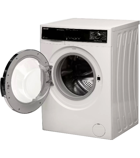 Стиральная машина Sharp ES814RW белый, загрузка фронтальная 8 кг, 1400 об/мин, класс: A+++