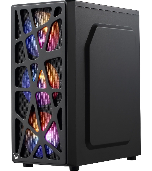 Компьютерный корпус Aerocool/Formula MANA черный без БП ATX 6x120мм 2xUSB 2.0 1xUSB 3.0 audio bott PSU
