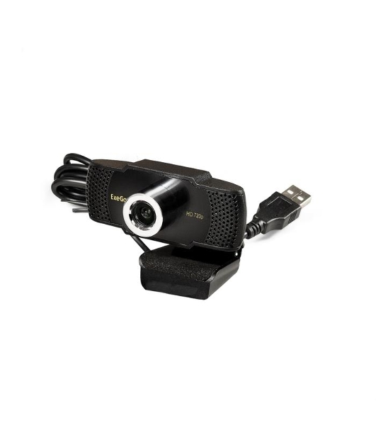 Веб-камера ExeGate BusinessPro C922 HD 1280x720, 30 кадр/с, USB Type-A, микрофон (шумоподавление), универсальное крепление