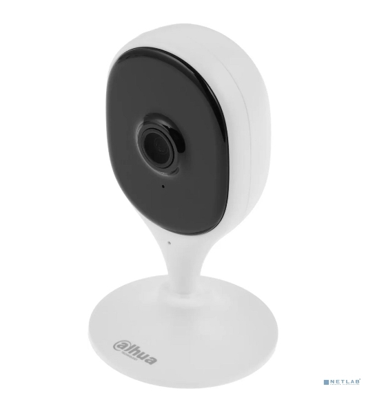 Компактная IP-видеокамера Dahua DH-IPC-C3AP-0280B с Wi-Fi 2.4ГГц 3Мп, 1/3.2” CMOS, объектив 2.8мм, обнаружение людей, ИК 10м, микрофон, динамик