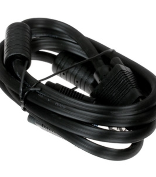 Кабель-удлинитель VGA Pro Cablexpert CC-PVGAX-1.8M, 15M/15F, 1.8м, экран, феррит. кольца, пакет