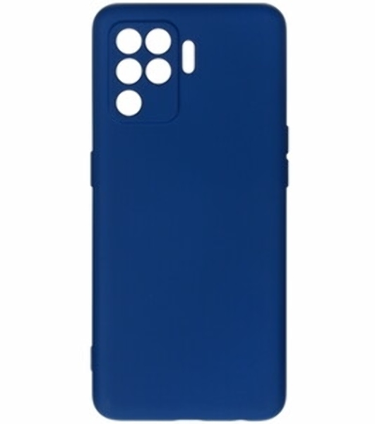 Чехол (клип-кейс) DF oOriginal-11, для Oppo Reno 5 Lite, синий df ooriginal-11 (blue)