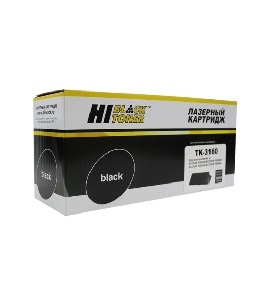 Картридж лазерный Hi-Black (HB-TK-3160) для Kyocera-Mita P3045dn/P3050dn/P3055dn, 12,5K (с/ч)
