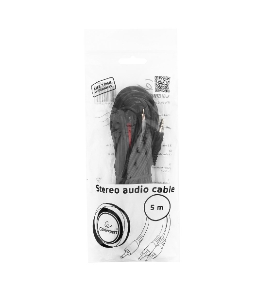 Кабель аудио Gembird Jack3.5/2xRCA, 5.0м
