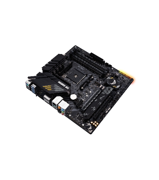 Материнская плата ASUS TUF GAMING B550M-PLUS, AM4, AMD B550, 4xDDR4, 4xSATA, 2xM.2, 1xPCIe 4.0 x16, 1xPCIe 3.0 x16, 1xPCIe x1, 1xHDMI, 1xDP, 1x 2.5Gb LAN, 4xUSB-A 3.2 Gen 1, 1xUSB-A 3.2 Gen 2, 2xUSB-A 2.0, 1xUSB-C 3.2 Gen 2, 5x3.5 мм, 7.1, mATX