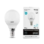 Лампа светодиодная LED Gauss 8Вт E14 220В 4100К Elementary шар 53128, фото 1