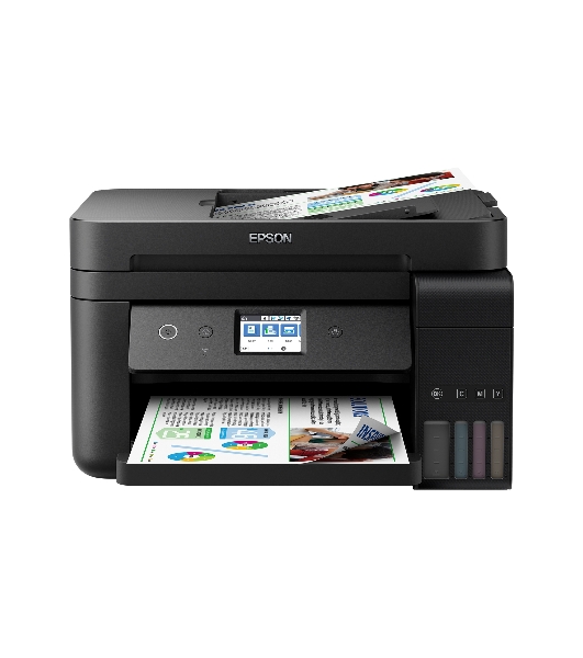 МФУ струйное Epson L6290, (C11CJ60505/C11CJ60405/C11CJ60507/C11CJ60408/C11CJ60406), А4, цветной, печ. до 15/8.5 стр/мин., 4800x1200 dpi (печ.), 1200 x 2400 dpi (скан.), Wi-Fi, Ethernet, USB