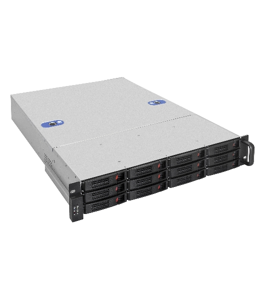 Серверный корпус ExeGate Pro 2U660-HS12 (RM 19', высота 2U, глубина 660, БП 2U-1000ADS, 12xHotSwap)