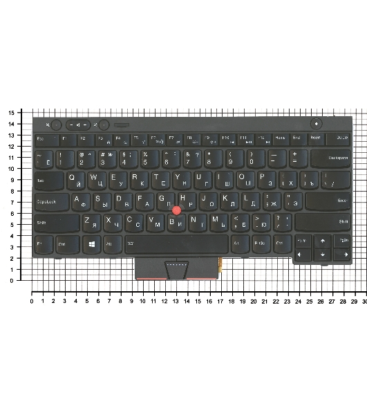 Клавиатура для ноутбука Lenovo ThinkPad T430 T430I X230 T530 L430 L530 черная с подсветкой
