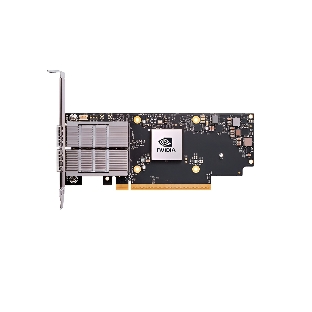 Сетевая карта Infiniband NVIDIA ConnectX-7 HHHL Adapter Card, 200GbE (default mode)/NDR200 IB, Dual-port QSFP112, PCIe 5.0 x16 with x16 PCIe extension option, Crypto D isabled, Secure Boot Enabled, Tall bracket