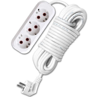 Удлинитель 3х5 м с заземл. 10А IP20 У10-554 ПВС 3х0.75 UNIVersal 554-05