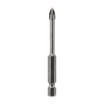 Сверло по стеклу и керамике Kranz 5 мм 4 грани шестигранный хвостовик, фото 1