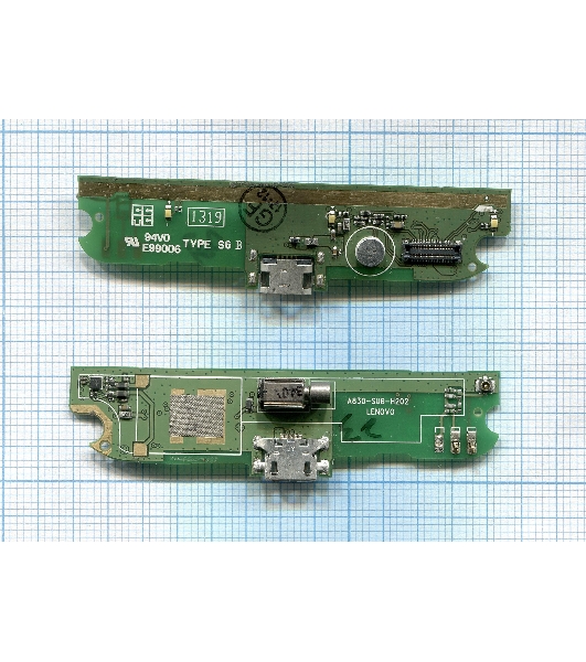 Плата разъема питания с микрофоном для Lenovo A830